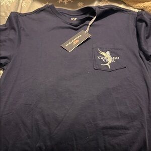 Vineyard Vines Men's Classic Blue Tee